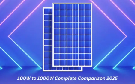 Solar Panel Wattage Guide: 100W to 1000W Complete Comparison 2025